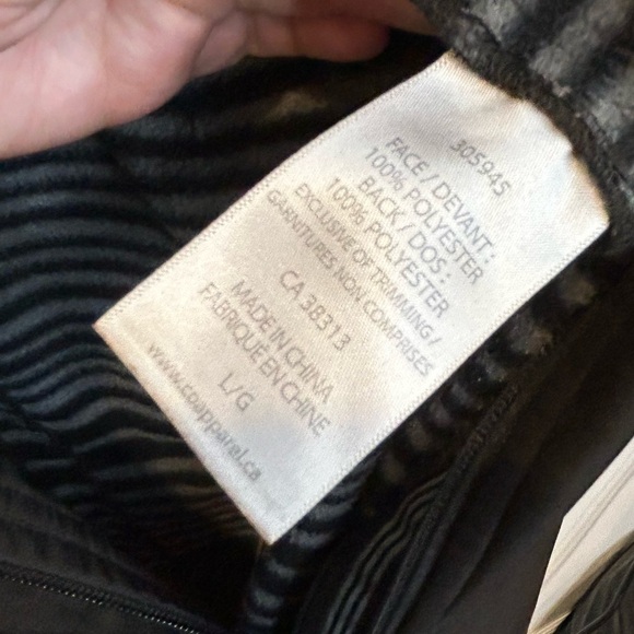 True North Women’s Fleece Lined Hooded Rain Jacket Black Zip - Picture 7 of 7